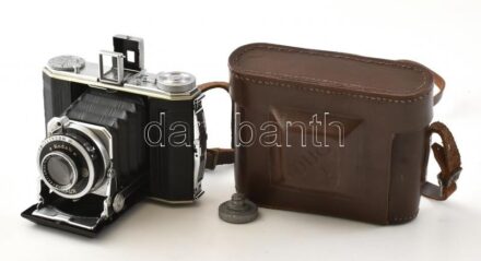 1934-1939 Kodak Vollenda 620 harmonikás fényképezőgép Compur t f3,objektívvel