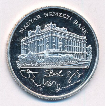 1992. 200Ft Ag 'MNB' T:PP felszíni karcok, kis patina, fo. Adamo F13