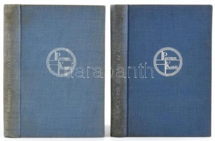 Edgar Rice Burroughs 2 műve: Tarzan az őserdőben. Ford.: Gaál Andor.; Tarzan és Opar kincsei. Ford.: Kovács György. Bp., én., Panthon. Kiadói kopott egészvászon-kötés.
