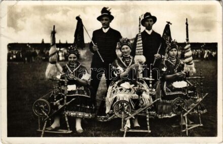 Sárközi fonó / Hungarian folklore, spinning (EK)