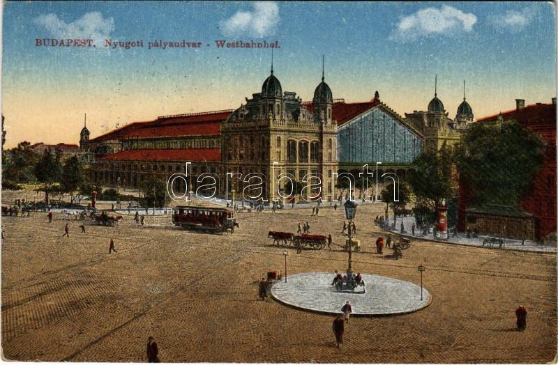 Budapest VI. Nyugati pályaudvar, villamos