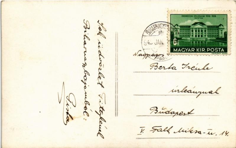 1945 Biharnagybajom, Református templom. photo - Image 2