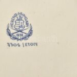 2 db Herendi tálka és fonott kosárka, kézzel festett, jelzett, kosárkán kis lepattanás, 9x13,5 cm és d: 11,5 cm - Image 2