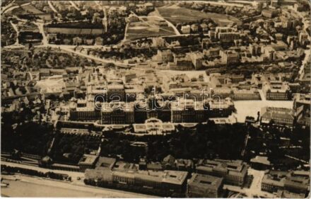 Budapest I. Királyi vár. Légi felvétel, photo (fl)