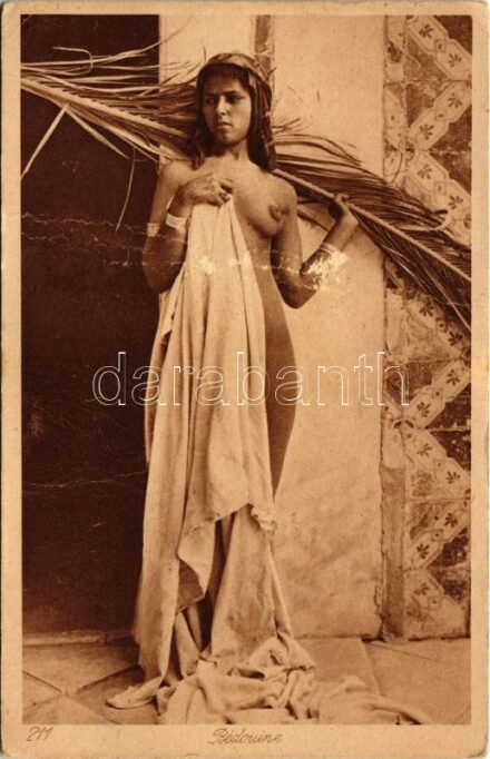 Bédouine / half-naked Beduin woman (fa)