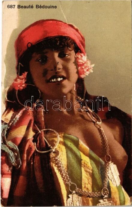 1923 Beauté Bédouine / half-naked Beduin woman (fa)