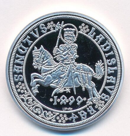 DN 'Magyarok Kincstára - II. Ulászló guldiner, 1499' ezüstözött rézötvözet utánveret tanúsítvánnyal, kapszulában (36mm) T:PP