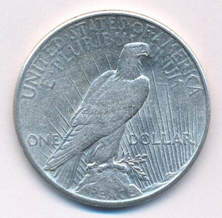 Amerikai Egyesült Államok 1925. 1$ Ag 'Béke' T:2 USA 1925. One Dollar Ag 'Peace' C:XF Krause KM#150