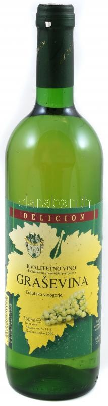 2000 Horvát Grasevina fehér bor, 750ml, 11,5%