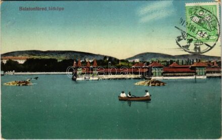1912 Balatonfüred, látkép (EK)