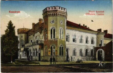 1918 Komárom, Komárnó; Tiszti kaszinó / K.u.k. officers' casino (EK)