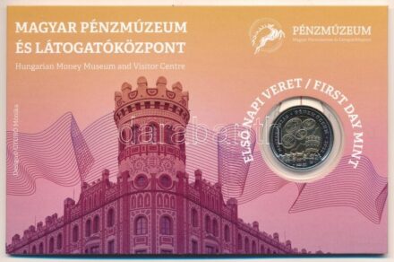 2022. 100Ft 'Magyar Pénzmúzeum és Látogatóközpont' első napi veret sorszámozott emléklapon (02670) T:1