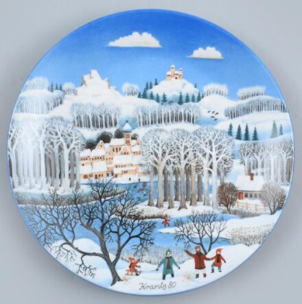 Schirnding Bavaria limitált kiadású porcelán dísztányér. Matricás, jelzett, hibátlan, d: 20 cm