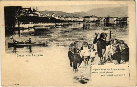 Lugano, Lugano liegt am Luganersee... frog choir (EB)