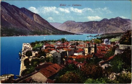 1916 Kotor, Cattaro; + 'M. kir. 30. népf. gy. ezr. I. zlj. gépfegyverosztag parancsnokság' (EK)