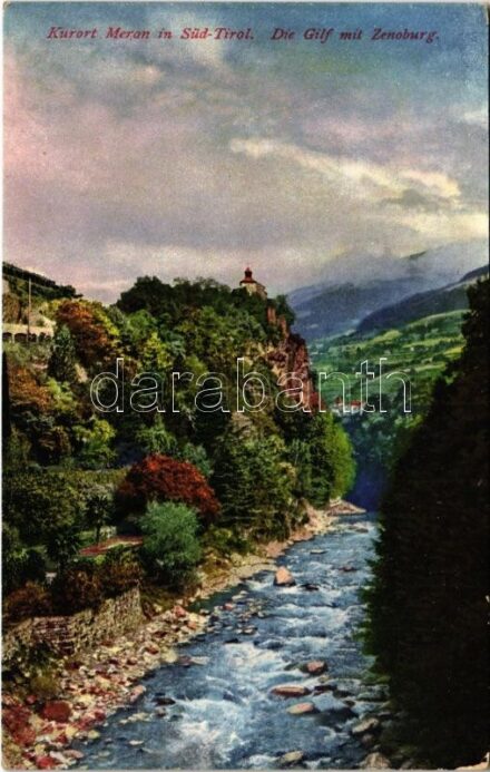 Merano, Meran (Südtirol); Die Gilf mit Zenoburg (EK)