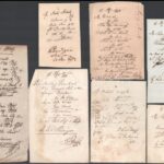 cca 1840-1850 Vegyes Gyógyszerészeti számlák és receptek - Image 2