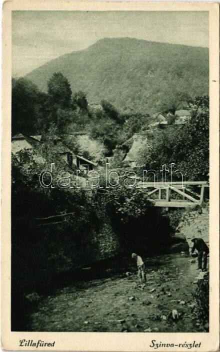 Lillafüred (Miskolc), Szinva részlet. Grünwald Ignác kiadása (EK)