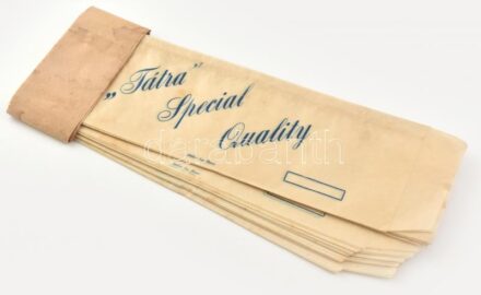 cca 1910-1930 50 db 'Tátra' Special Quality papírzacskó, 32x9 cm