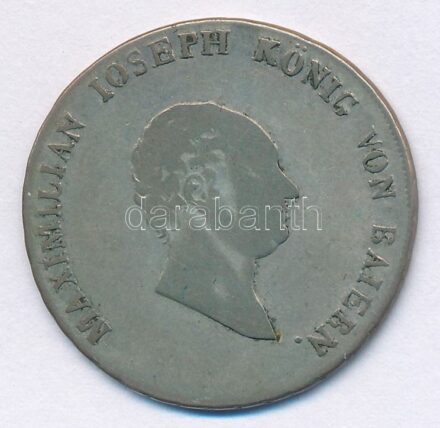 Német Államok / Bajorország 1800. 20kr Ag 'I. Miksa József' T:3 German States / Bavaria 1800. 20 Kreuzer Ag 'Maximilian I Joseph' C:F Krause KM# 688