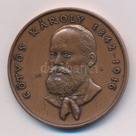 1995. 'A Magyar Köztársaság Ombudsmanja 1995 / Eötvös Károly 1842-1916' kétoldalas Br érem (42,5mm) T:1