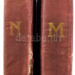 1847 Magyar-Német Tanodai és Utazási zsebszótár.I-II. 662p. 598p. Korabeli vászonkötésben a fűzésnél szétvált. - Image 2