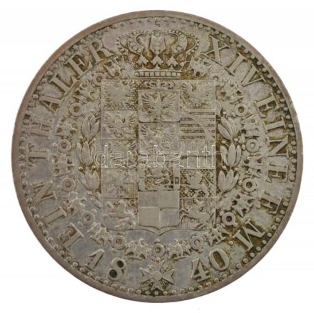 Német Államok / Poroszország 1840A Tallér Ag 'III. Frigyes Vilmos' T:2,2- patina German States / Prussia 1840A Thaler Ag 'Friedrich Wilhelm III' C:XF,VF patina Krause KM#419