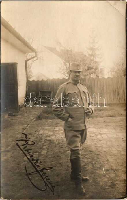 Osztrák-magyar katona / WWI Austro-Hungarian K.u.K. military, soldier. photo (EK)