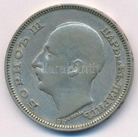 Bulgária 1930BP 100L Ag 'III. Borisz' Budapest T:2- karc Bulgaria 1930BP 100 Leva Ag 'Boris III' Budapest C:VF scratched Krause KM#43