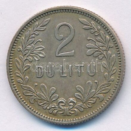 Litvánia 1925. 2L Ag T:2 Lituhania 1925. 2 Litu C:XF Krause KM#77