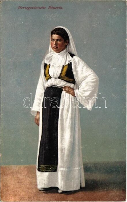 Herzegowinische Bäuerin / Herzegovinian folklore, peasant lady