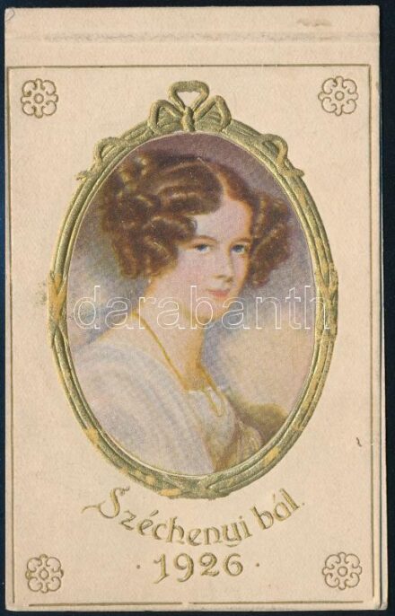 1926 Széchenyi bál táncrendje, betétlap hiányzik