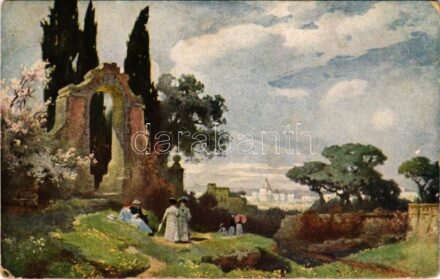 1915 Frühling in Rom / Le printemps a Rome / Spring in Rome s: Richard Püttner (EK)