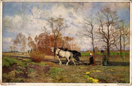 1931 Vorfrühling / folklore art postcard s: Otto Strützel (Rb)