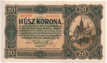 1920. 20K '2a 024 6383202' T:I,I- Adamo K15
