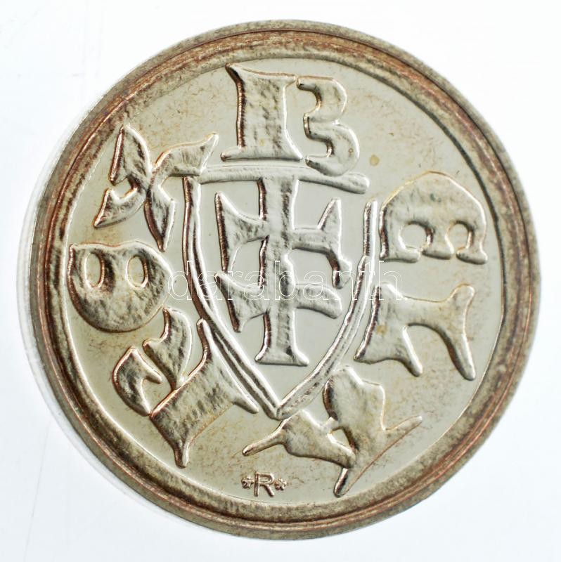 DN 'Magyarok Kincstára - III. Béla dénár' ezüstözött rézötvözet utánveret kapszulában, tanúsítvánnyal (26mm) T:PP patina - Image 2