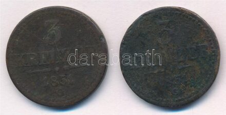 1851G 3kr Cu (2x) T:3,3- ph. Adamo M6