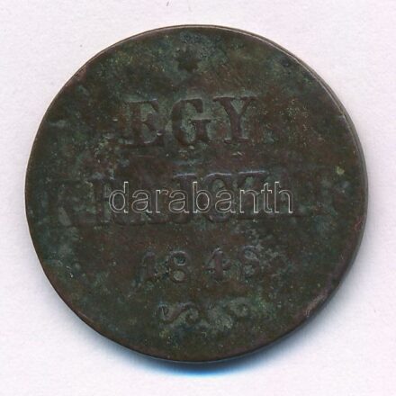 1848. 1kr Cu T:3 Adamo B1