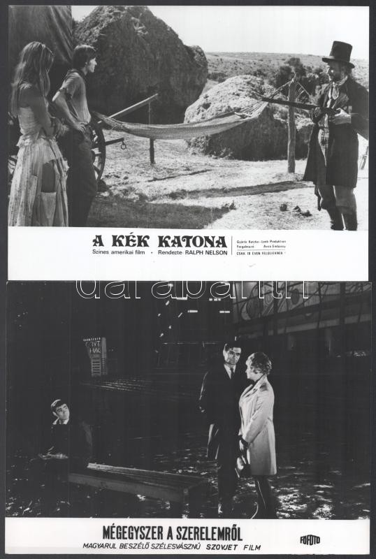 cca 1986 előtt, külföldön gyártott tizenegy film egy-egy jelenete, 11 db vintage produkciós filmfotó, ezüst zselatinos fotópapíron, a használatból eredő kisebb hibákkal, 18x24 cm - Image 3