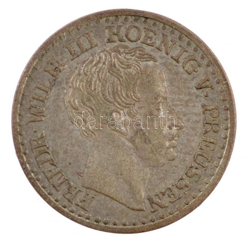Német Államok / Poroszország 1823A 1gr Ag 'III. Frigyes Vilmos' T:1-,2 German States / Prussia 1823A 1 Groschen Ag 'Friedrich Wilhelm III' C:AU,XF Krause KM# 410 - Image 2
