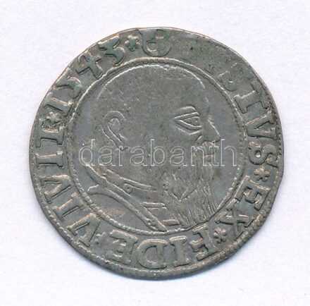 Porosz Hercegség 1543. 1gr Ag 'Brandenburgi Albert' (1,95g) T:2,2- Duchy of Prussia 1543. 1 Groschen Ag 'Albrecht von Brandenburg' (1,95g) C:XF,VF Krause MB# 3