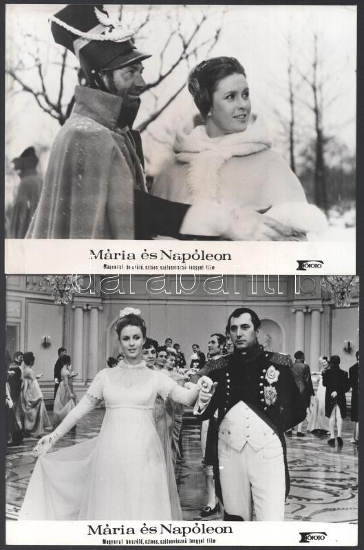cca 1966 ,,Mária és Napóleon' című lengyel film jelenetei és szereplői, 13 db vintage produkciós filmfotó (a használatból eredő kisebb hibákkal), ezüst zselatinos fotópapíron, 18x24 cm - Image 2