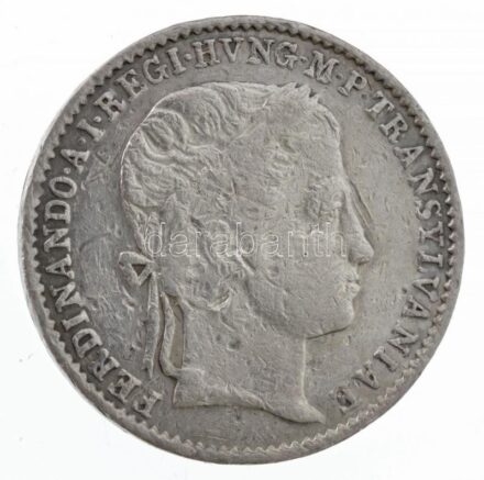 1837. 'Nagyszeben hódolata I. Ferdinándnak' Ag koronázási zseton.'FERDINANDO A I REGI HVNG M P TRANSYLVANIAE / HOMAGIVM PRAESTITVM CIBINII MDCCCXXXVII' (3,27g/18mm) T:2- ü., ph. 1837. 'Homage of Nagyszeben to Ferdinand I' Ag coronation jeton
