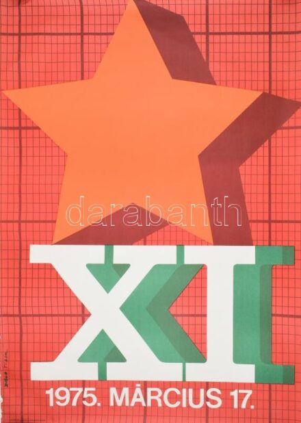 1975 március 17 plakát 70x90 cm