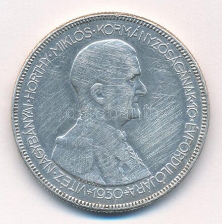 1930. 5P Ag 'Horthy jobbra' hajas T:2- karcok Adamo P8