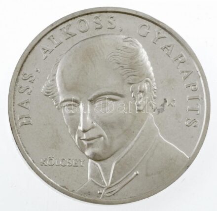 Kósa István (1953-) 1996. 'Magyar Szabadalmi Hivatal / Kölcsey - Hass Alkoss Gyarapíts' Ag emlékérem (15.62g/0.925/32mm) dísztokban T:PP