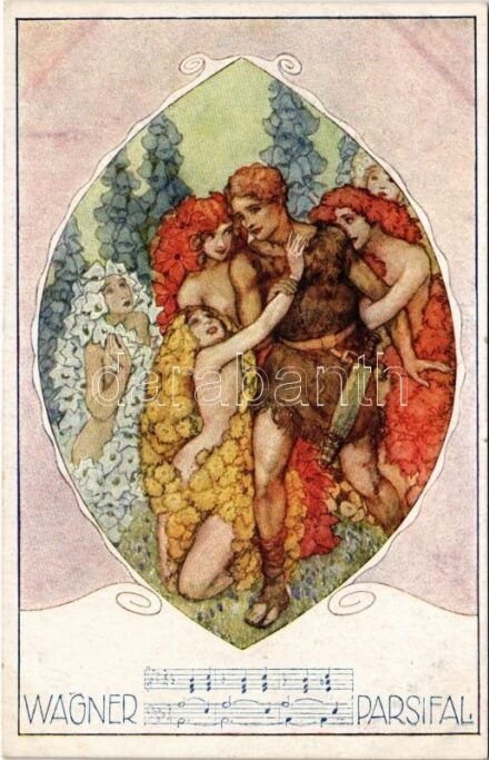 1920 Wagner - 'Parsifal' gently erotic. B.K.W.I. 205-6. s: E. Schütz