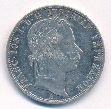Ausztria 1859A 1Fl Ag 'Ferenc József' T:2 Austria 1859A 1 Florin Ag 'Franz Joseph' C:XF Krause KM#2219
