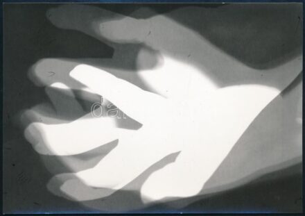 cca 1965 Fotogram, jelzés nélküli vintage fotó, ezüst zselatinos fotópapíron, 17,5x12,2 cm