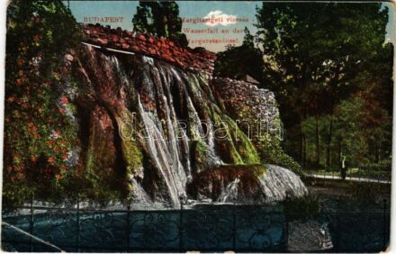 1924 Budapest XIII. Margitszigeti vízesés (EB)